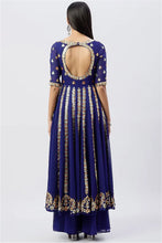Load image into Gallery viewer, Esha Koul- Electric Blue Anarkali set - The Grand Trunk