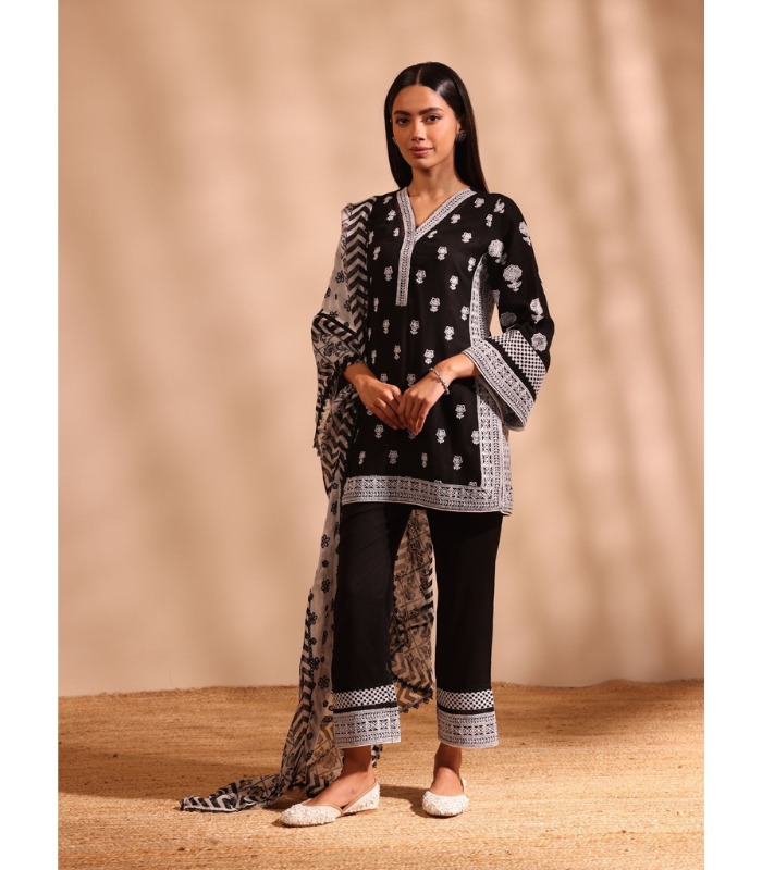 Mulmul Linen Pema Lilac kurta With Mulmul Linen Pema Lilac Pant