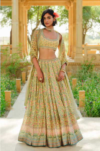 Eliora Silk Lehenga Set - The Grand Trunk