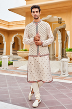 Load image into Gallery viewer, Darsa Nehru Jacket - Ivory - The Grand Trunk