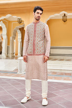 Load image into Gallery viewer, Chitaksh Nehru Jacket - Ivory - The Grand Trunk
