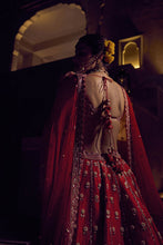 Load image into Gallery viewer, Gul Bano Lehenga - Red - The Grand Trunk
