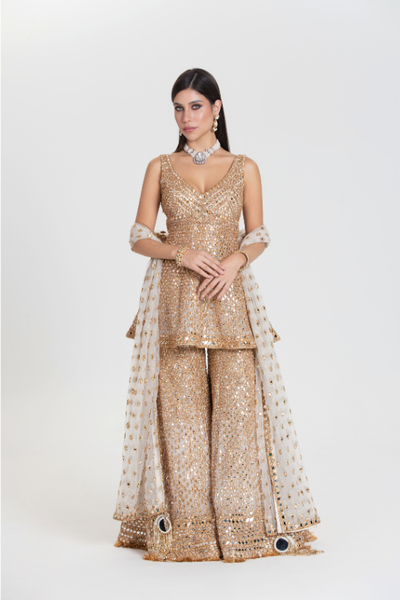 Salma Sitara Sharara Set - The Grand Trunk
