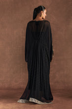 Load image into Gallery viewer, &quot;Masaba Gupta black gota embroidered kaftan with slip &quot; - The Grand Trunk
