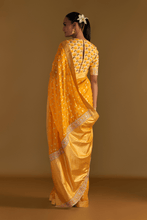 Load image into Gallery viewer, Mango Yellow Springbud Saree - The Grand Trunk