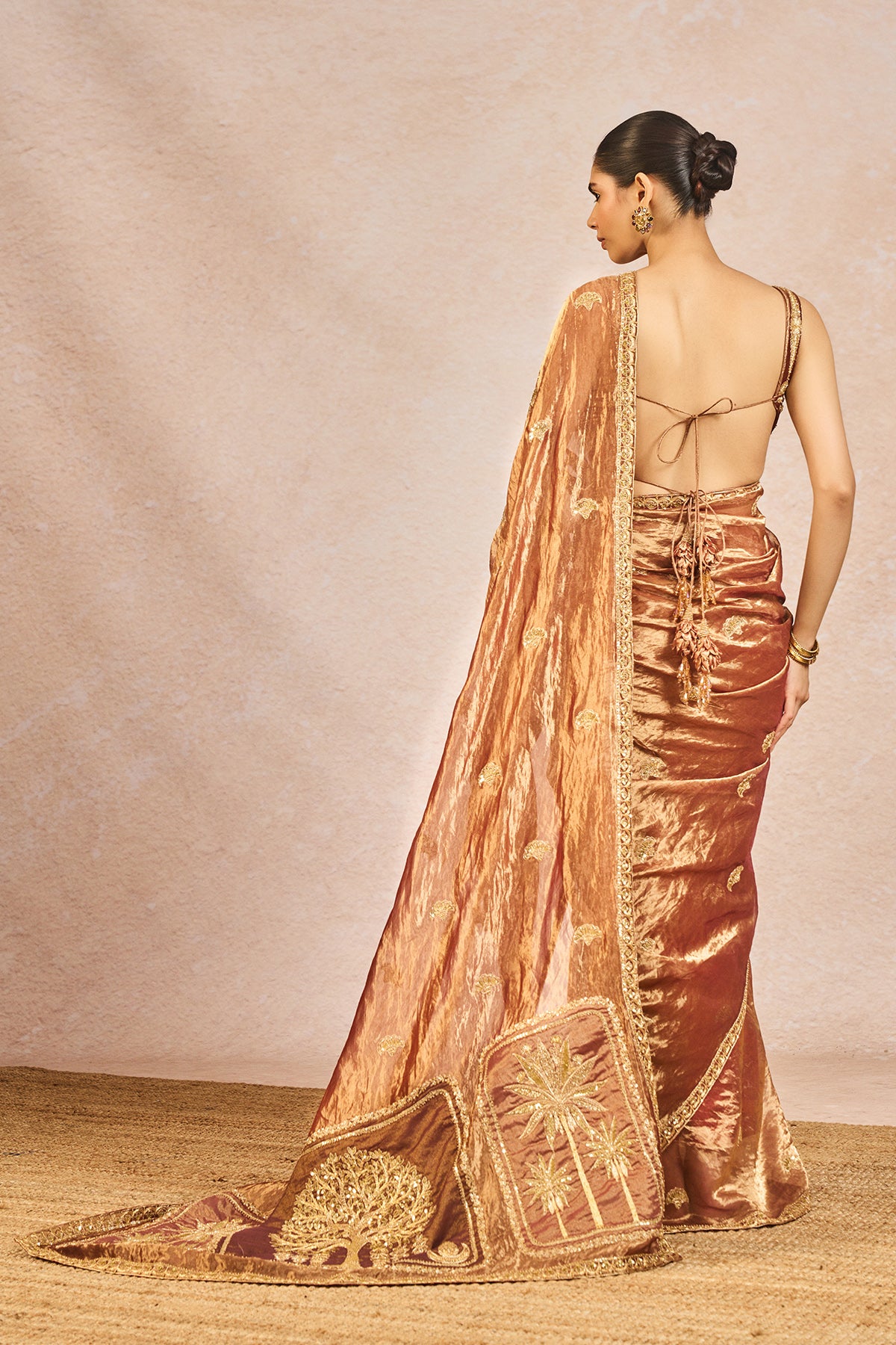 'Zard Sitara' Saree ( Without Jacket )
