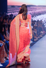 Load image into Gallery viewer, Ishraath Ombere Peach pink saree - The Grand Trunk