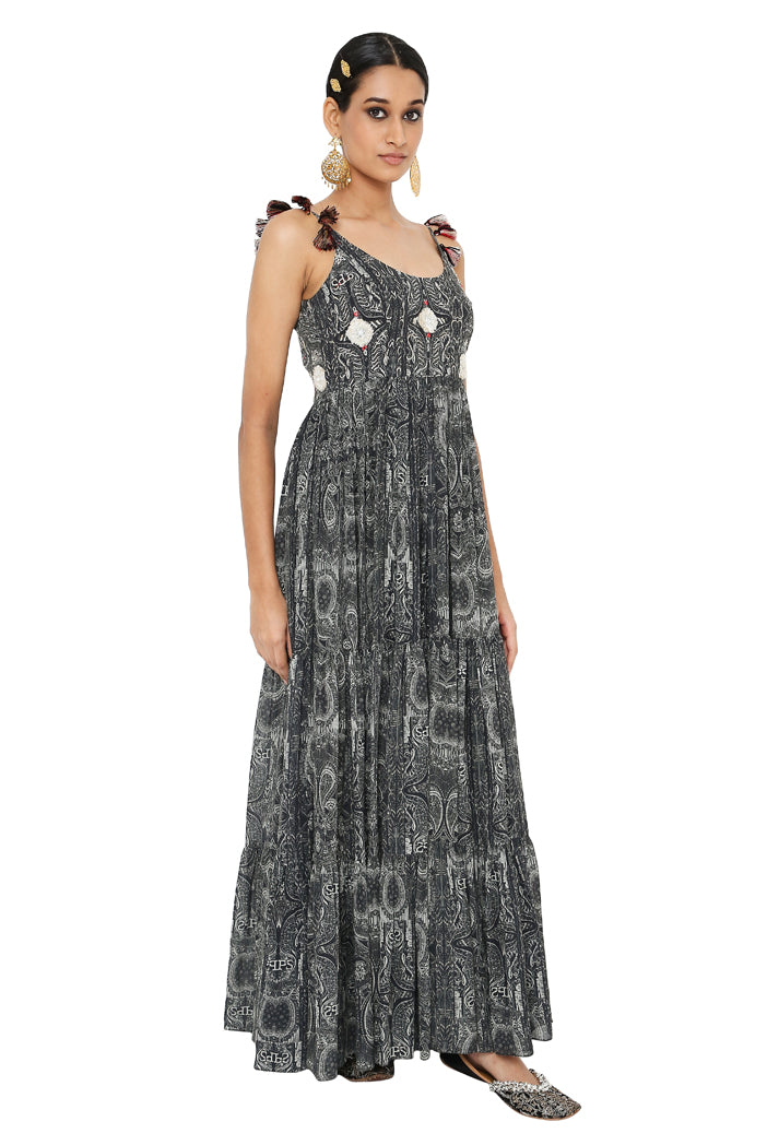 Payal Singhal Printed Georgette Embroidered Anarkali With Churidar