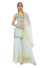 Load image into Gallery viewer, Payal Singhal Embroidered Kurta With Sharara And Dupatta - The Grand Trunk
