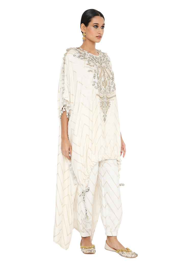 Payal Singhal Georgette Choli With Mukaish Silkmul Sharara