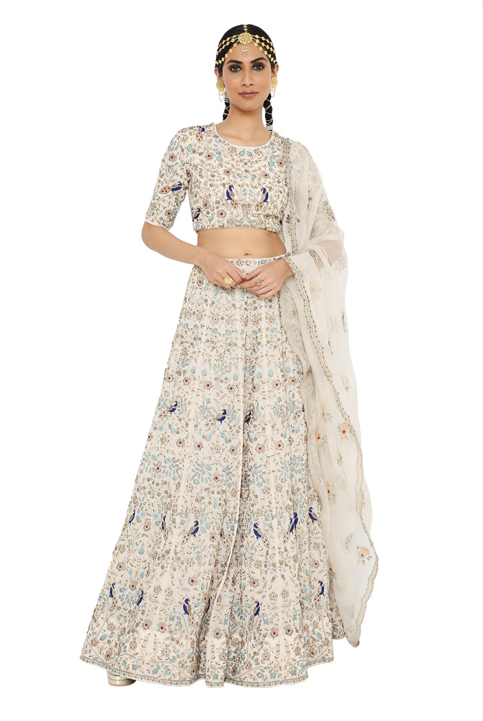 Payal Singhal Lehenga And Choli With Organza Dupatta