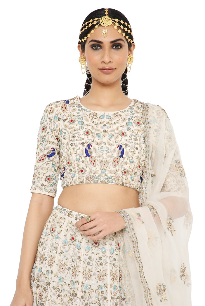 Payal Singhal Lehenga And Choli With Organza Dupatta