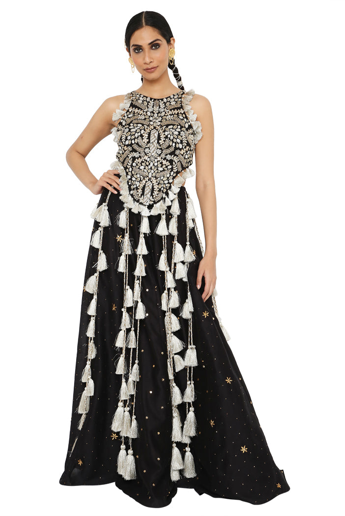 Payal Singhal Embroidered Choli With Lehenga