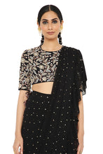 Load image into Gallery viewer, Payal Singhal Embroidered Choli With Frill Saree - The Grand Trunk