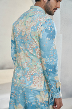 Load image into Gallery viewer, Revaan Nehru Jacket - Powder Blue - The Grand Trunk