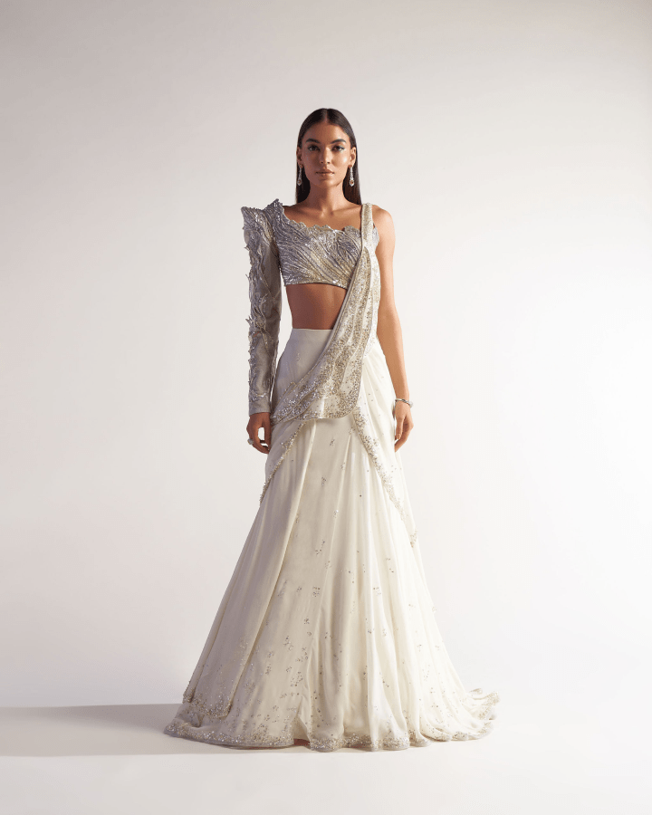 Sulakshana Monga Ivory Dramatic Drape