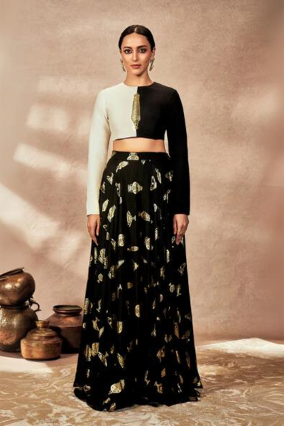 Black Potters Touch Skirt Set - The Grand Trunk