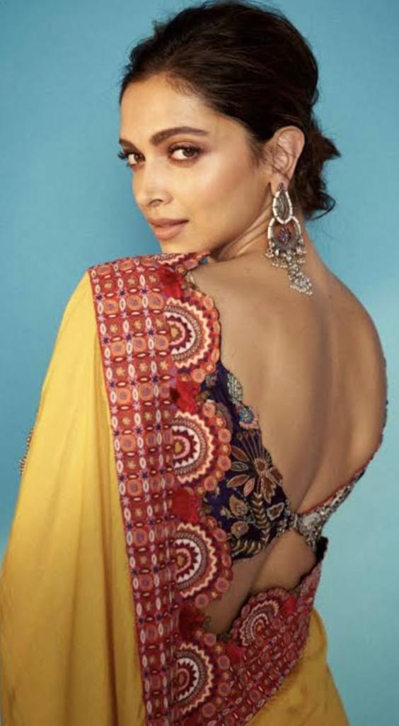 Deepika Padukone In Anamika Khanna Saree