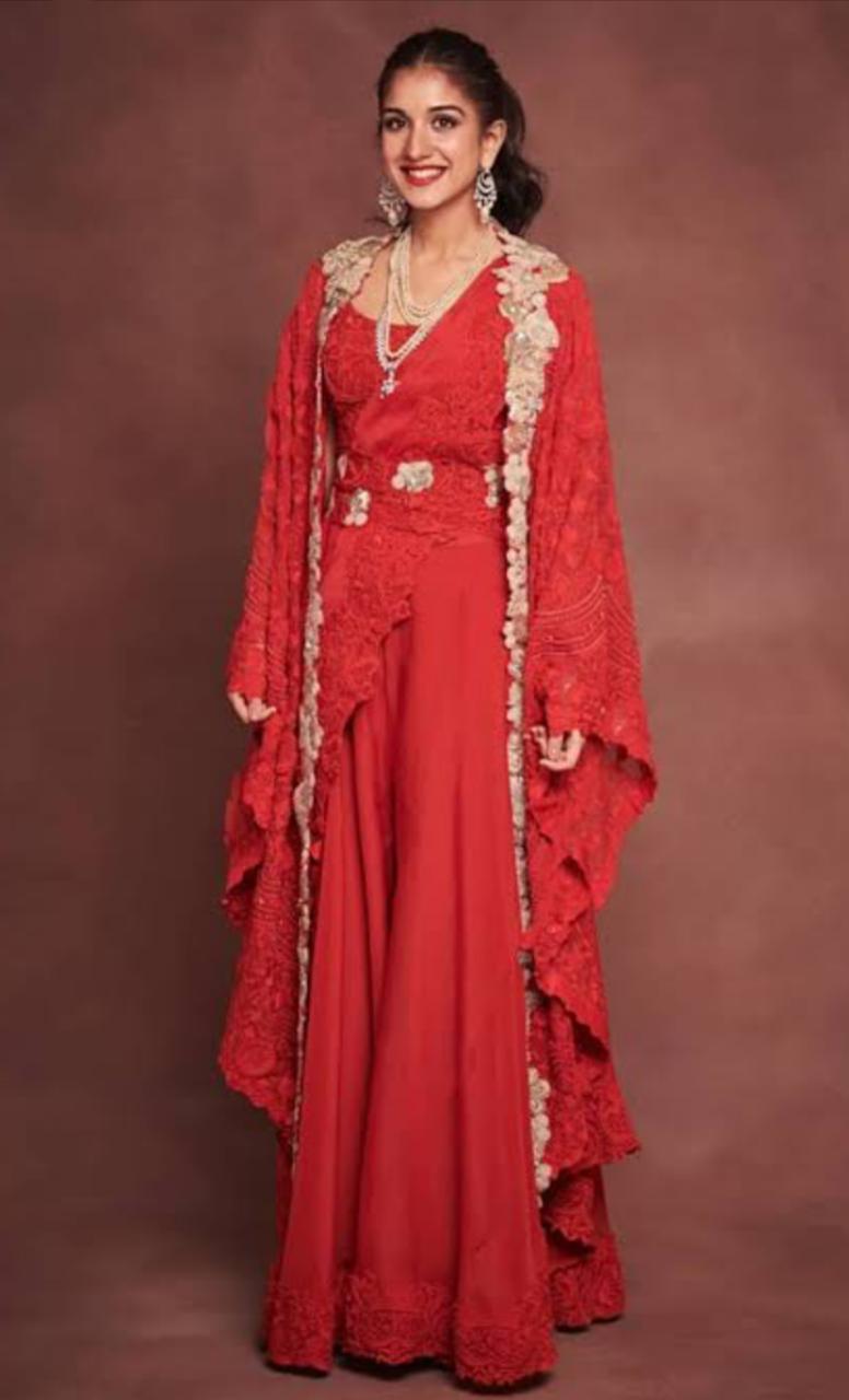 Radhika Merchant In Anamika Khanna Pret Wear