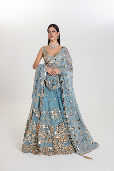 Barsaat Abhinav Lehenga Set - The Grand Trunk