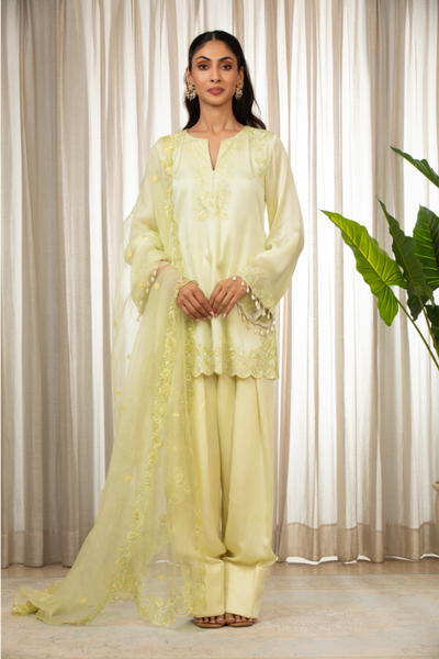 Butter Yellow Richa Set - The Grand Trunk