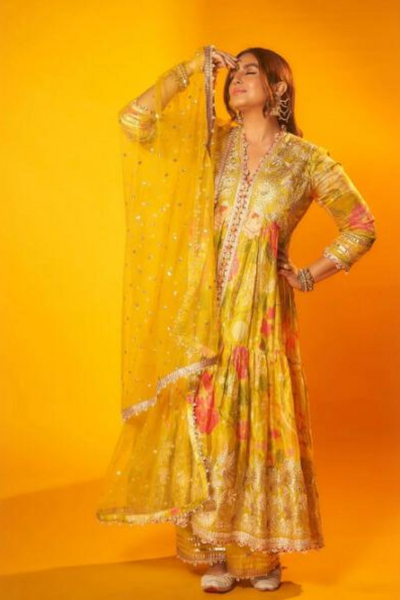 Huma Qureshi in Huma Ag With Palazzo Set - The Grand Trunk