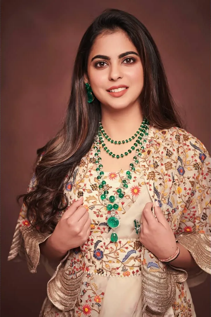 Isha Ambani In Anamika Khanna Pret Wear