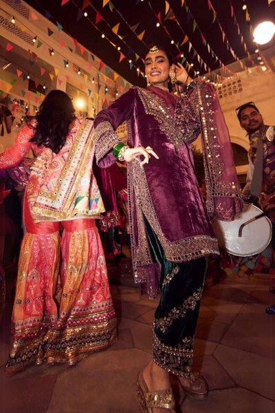 Purple Salwar set - The Grand Trunk