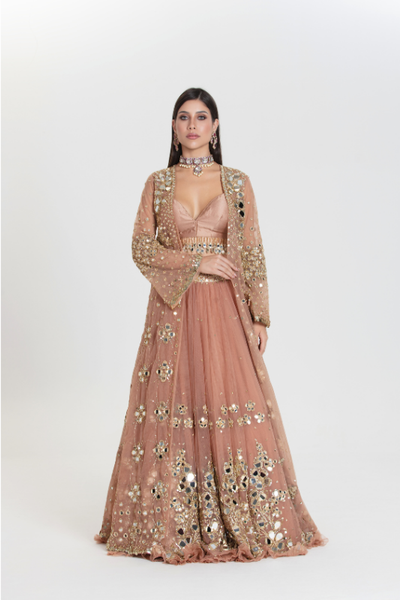 Ruhani Abhinav Jacket Lehenga Set - The Grand Trunk