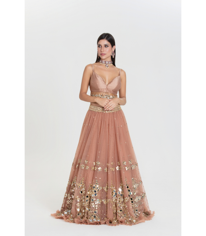 Ruhani Abhinav Jacket Lehenga Set