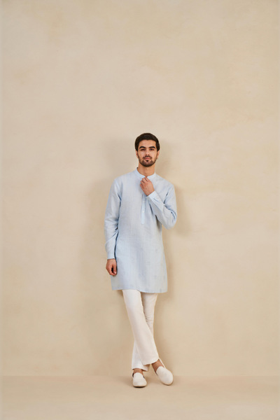 Sarish Linen Kurta - The Grand Trunk