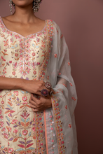 Load image into Gallery viewer, LEMON YELLOW GHARARA SET - The Grand Trunk