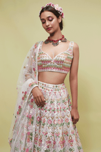 Load image into Gallery viewer, IVORY NET LEHENGA SET - The Grand Trunk