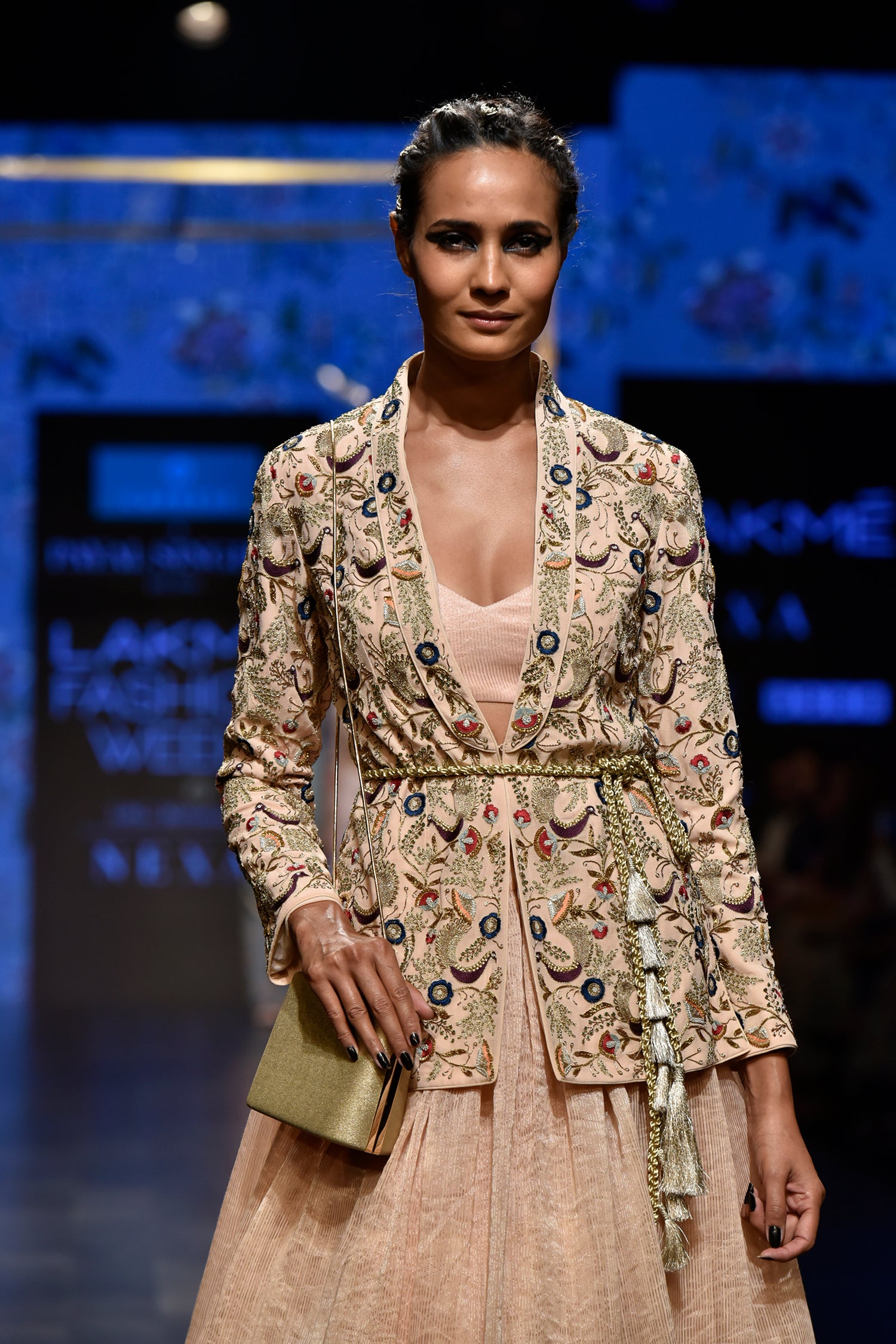 Payal Singhal Diyora Jacket Skirt Set