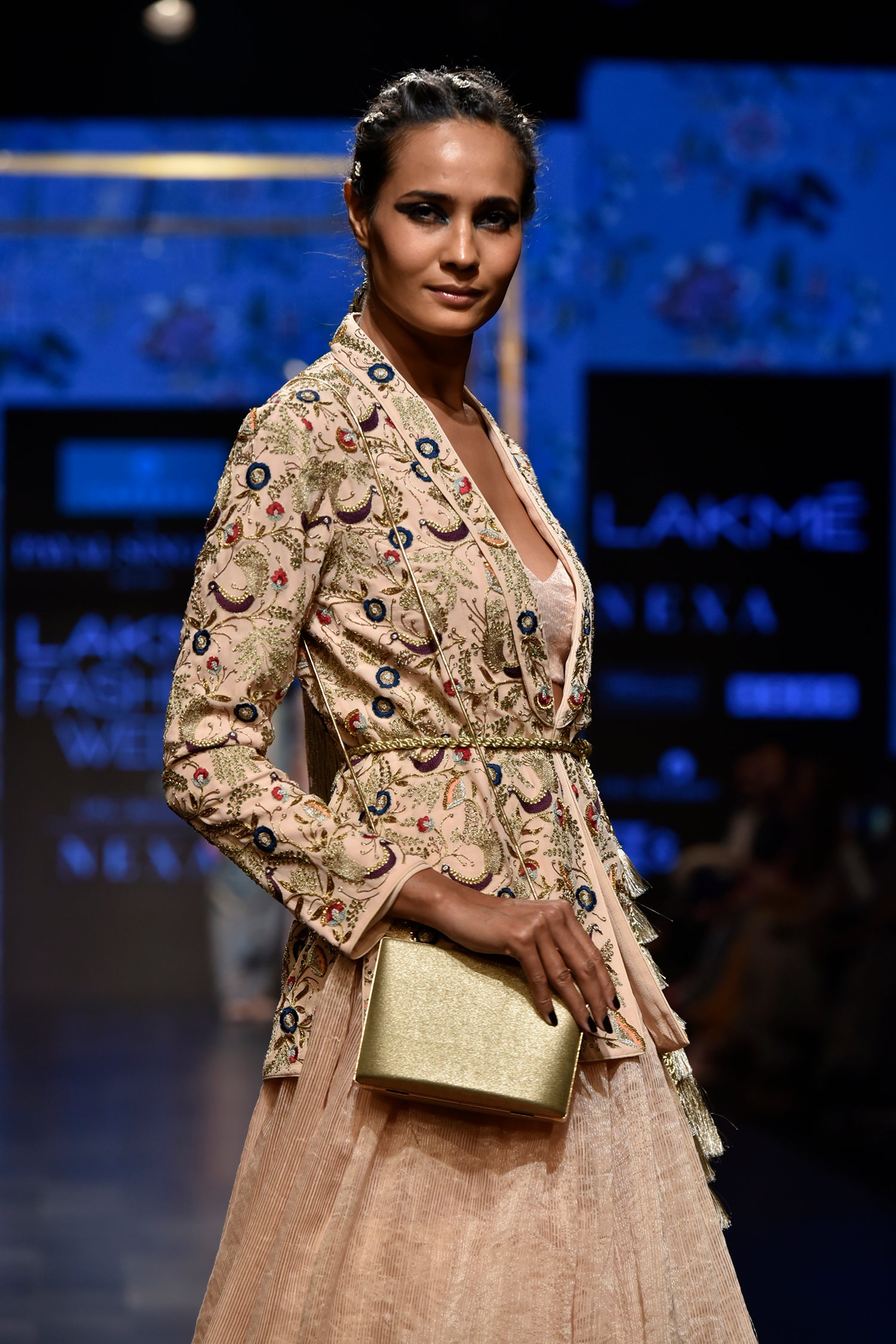 Payal Singhal Diyora Jacket Skirt Set