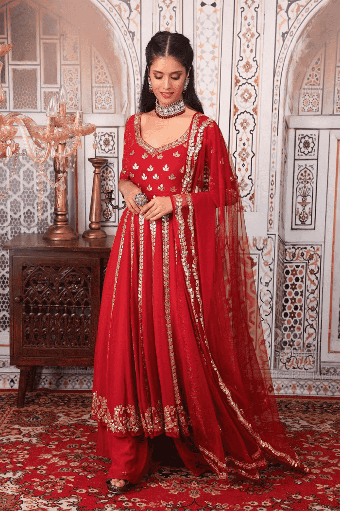 Esha Koul- Anarkali set - The Grand Trunk