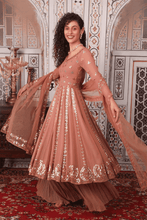 Load image into Gallery viewer, Esha Koul- Champaign Anarkali set - The Grand Trunk