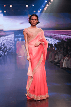 Load image into Gallery viewer, Nadira ombere pink saree - The Grand Trunk