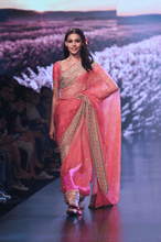 Load image into Gallery viewer, Ishraath Ombere Peach pink saree - The Grand Trunk