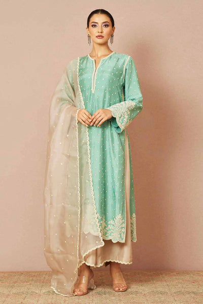 Anushree Reddy Embroidered kurta set - The Grand Trunk