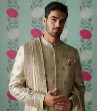 Load image into Gallery viewer, Anushree Reddy - zardozi buti embroidered sherwai set - The Grand Trunk