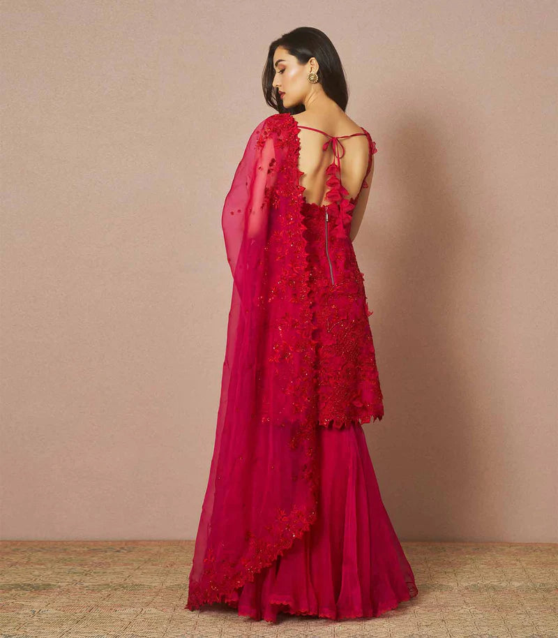 Anushree Reddy Mirabella Sharara set - The Grand Trunk