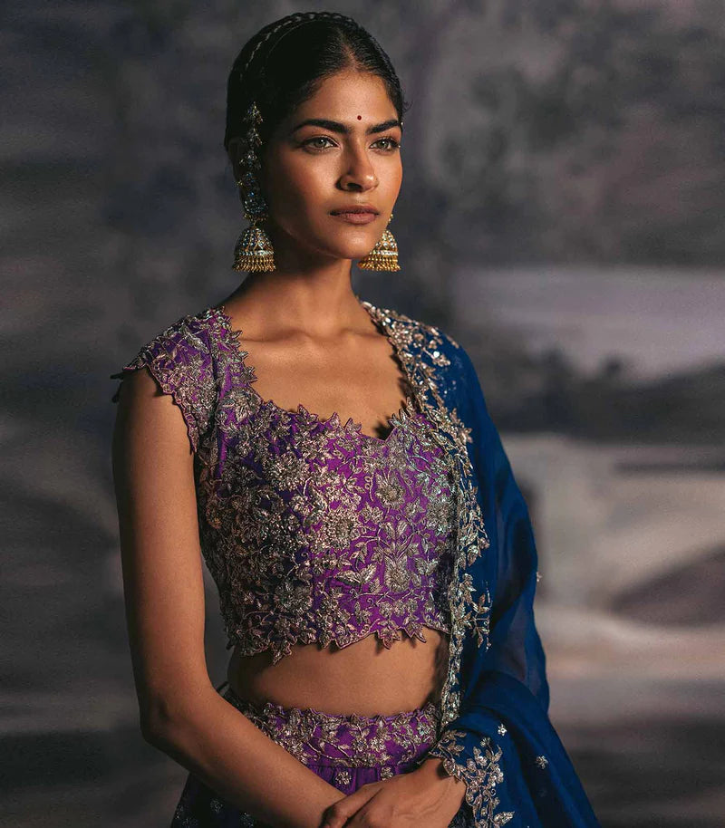 Anushree Reddy Zardozi jaal lehenga - The Grand Trunk