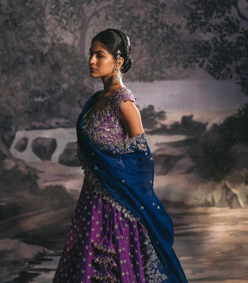 Anushree Reddy Zardozi jaal lehenga - The Grand Trunk