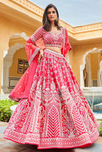 Load image into Gallery viewer, MYTHILI LEHENGA SET-BERRY SORBET - The Grand Trunk