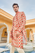 Load image into Gallery viewer, Kairav nehru jacket - beige - The Grand Trunk