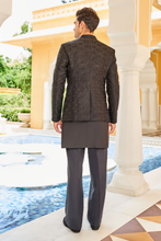Load image into Gallery viewer, Morad Bandhgala - Black - The Grand Trunk