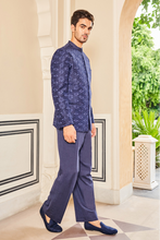 Load image into Gallery viewer, Morad Bandhgala-Navy - The Grand Trunk
