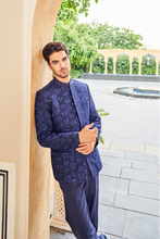 Load image into Gallery viewer, Morad Bandhgala-Navy - The Grand Trunk
