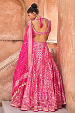 Load image into Gallery viewer, Aniq Lehenga Set - Hot pink - The Grand Trunk
